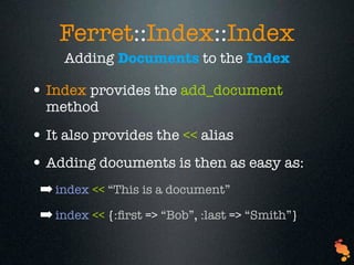 Ferret A Ruby Search Engine | PDF
