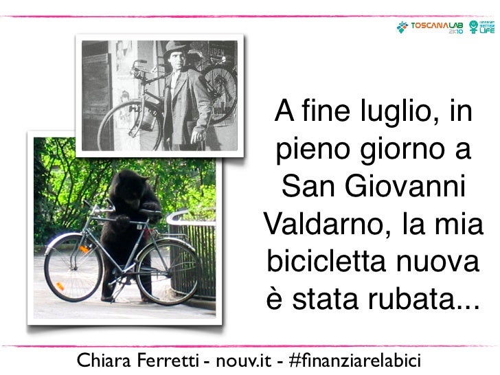 Chiara Ferretti - Come Internet mi ha ricomprato la bici