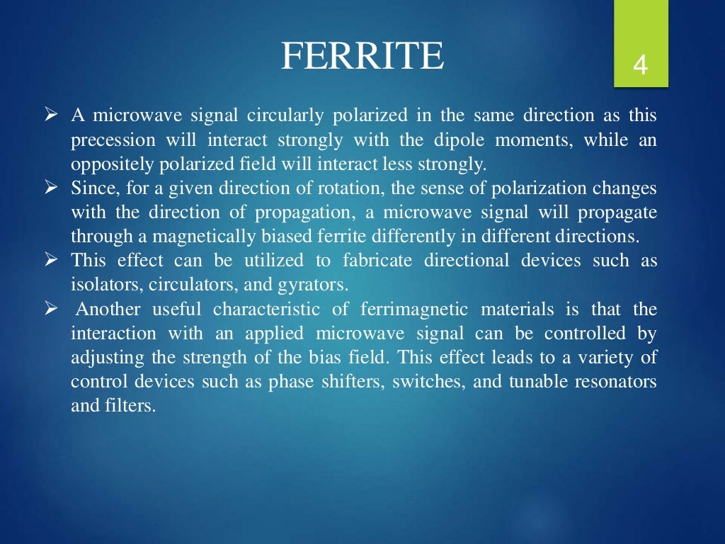 Ferrite phase shifter