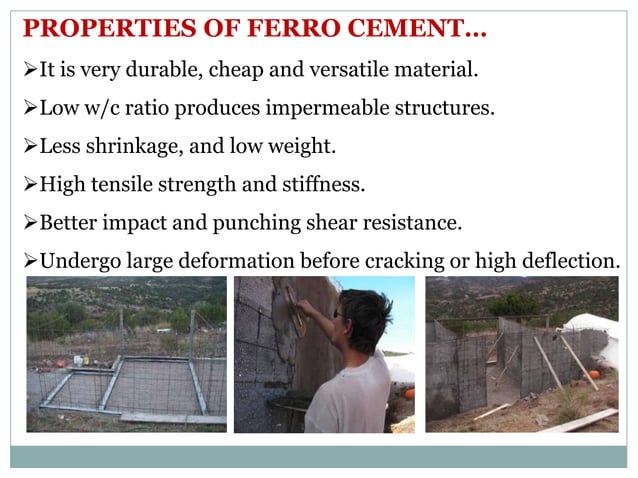 Ferrocement | PPTX