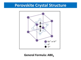 Perovskite Crystal Structure




     General Formula: ABX3
 