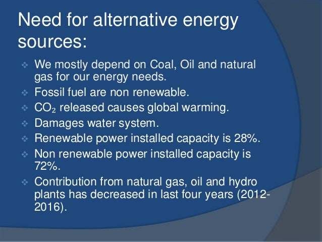 Types Of Alternative Energy To Coal Oil Natural Gas Types Of Alternative Energy To Coal Oil Natural Gas