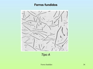 Ferros fundidos Tipo A Ferros fundidos 