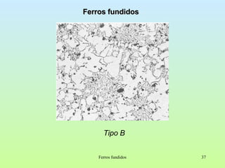 Ferros fundidos Tipo B Ferros fundidos 