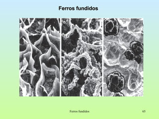 Ferros fundidos Ferros fundidos 