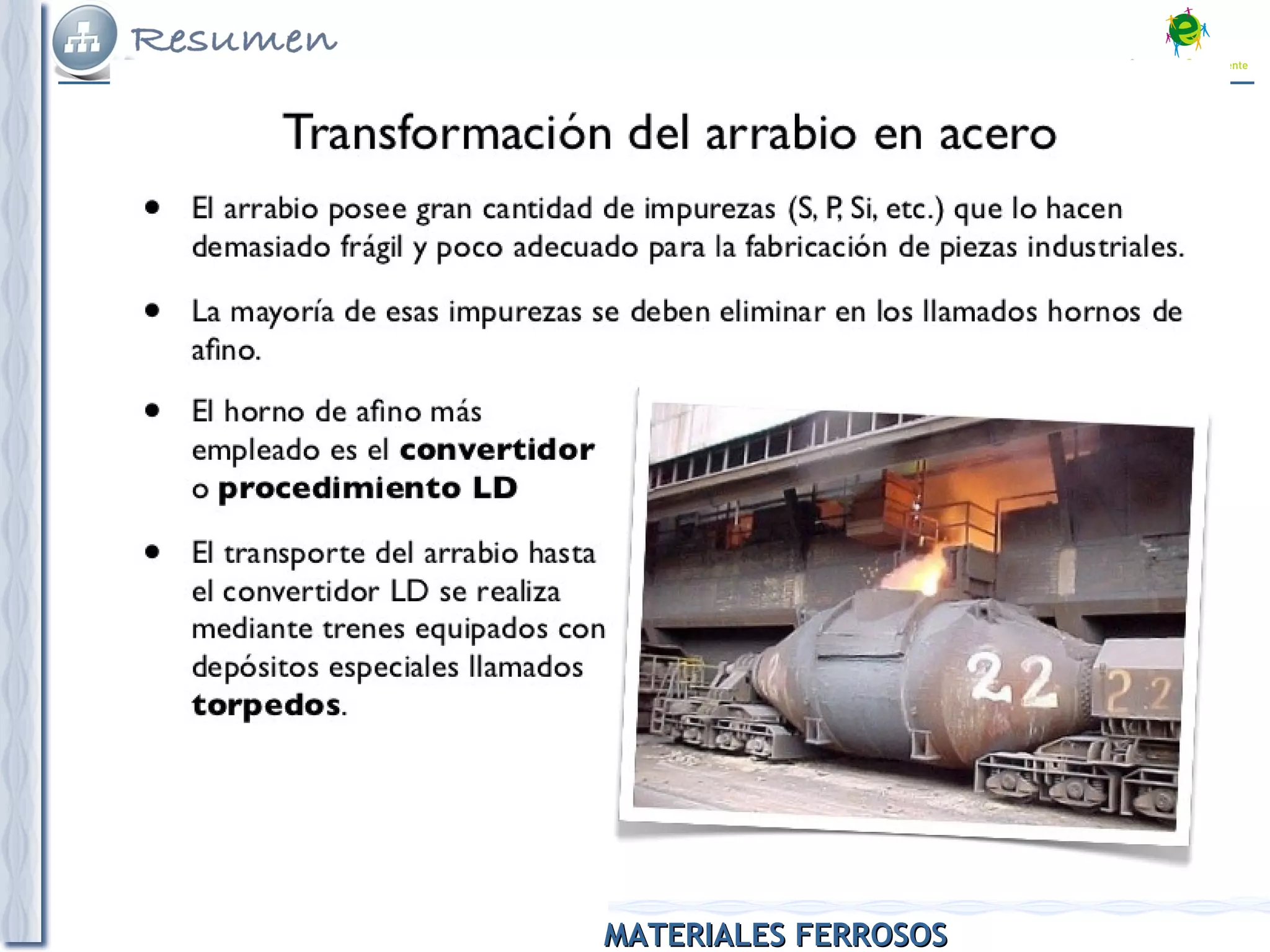 MATERIALES FERROSOSMATERIALES FERROSOS
 