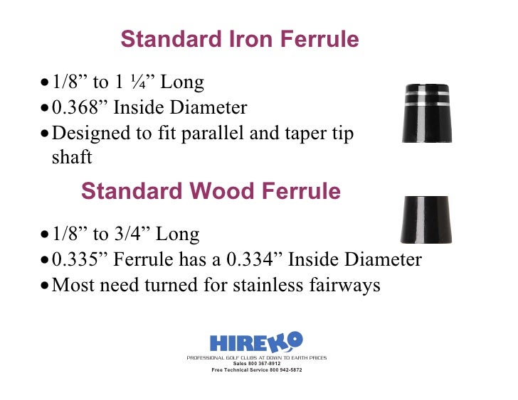 Basics of Golf Club Ferrule Installation