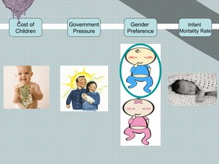 Cost of Children Gender  Preference Infant  Mortality Rate Government Pressure 