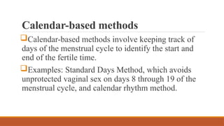 Fertility awareness methods for women in the society | PPTX