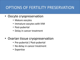 Fertility preservation 3