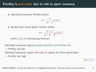Income risk and fertility decision