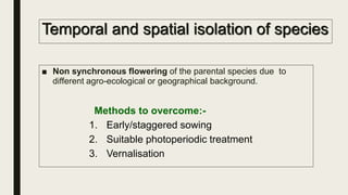 Fertilization barriers and chromosomal manipulation | PPTX