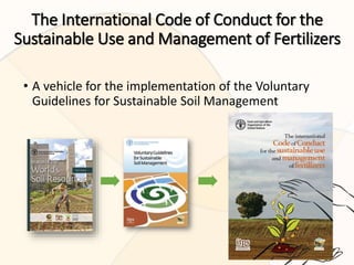 Fert Code Examples Towards the implementation of the Fertilizer Code at the global level ...