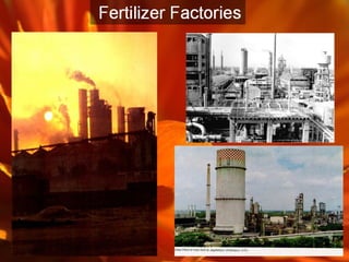 Through this process,
ammonia is formed.
Hydrogen and nitrogen
are heated to 400-500 C°
at a pressure of 130-300
atmospheres in the
presence of iron catalyst
to form ammonia.
Ammonia is cooled and
liquefied for the next
step.
 
