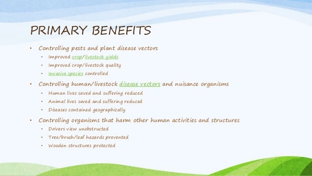 benefits of pesticides