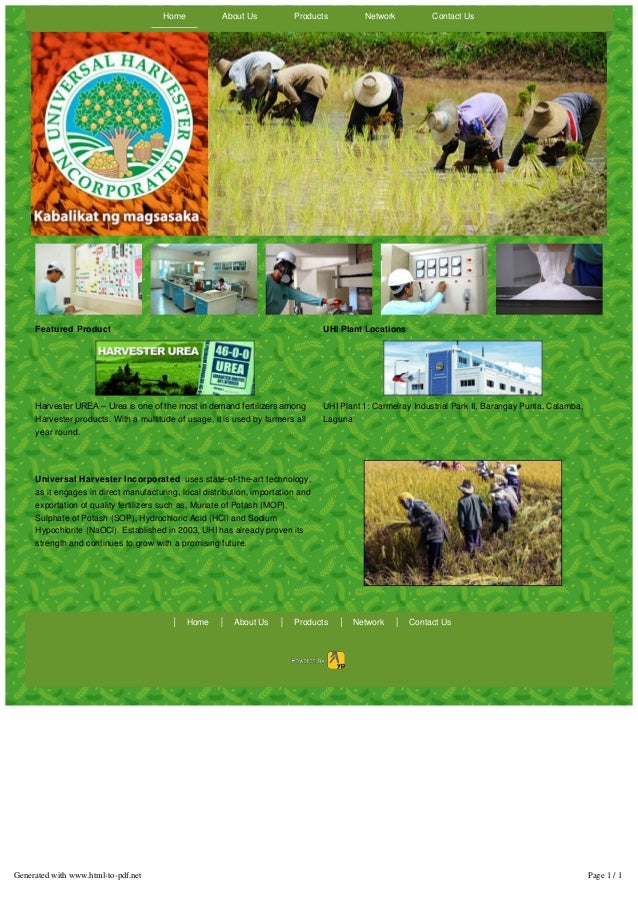 Fertilizers in quezon city universal harvester, inc