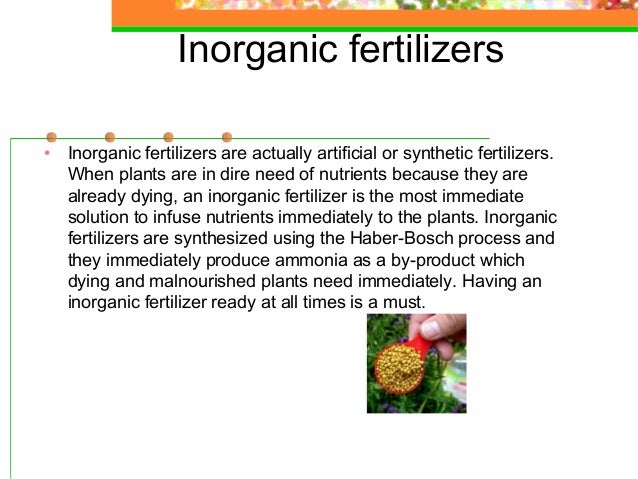 What are the disadvantages of artificial fertilizers?