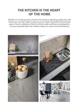 F E A T U R E W A L L
K I T C H E N
MA07P
600x600mm
Option 1
W A L L
CC02N
600x1200mm
Option 1
CD02N
300x600mm
Option 2
MA14LD
900x900mm
Option 2
F L O O R
CC02N
600x1200mm
Option 1
CD02N
300x600mm
Option 2
 