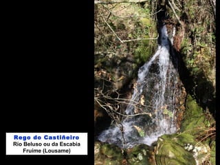 Rego do Castiñeiro
Río Beluso ou da Escabia
Fruíme (Lousame)
 