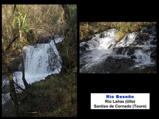 Río Beseño
Río Lañas (Ulla)
Santiso de Cornado (Touro)
 