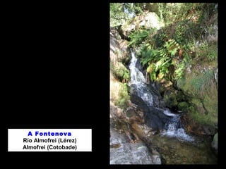 A Fontenova
Río Almofrei (Lérez)
Almofrei (Cotobade)
 