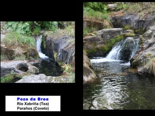 Pozo da Brea
Río Xabriña (Tea)
Paraños (Covelo)
 