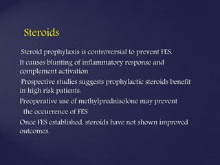 Comprehensive Overview of Fat Embolism Syndrome: Causes, Diagnosis, and ...