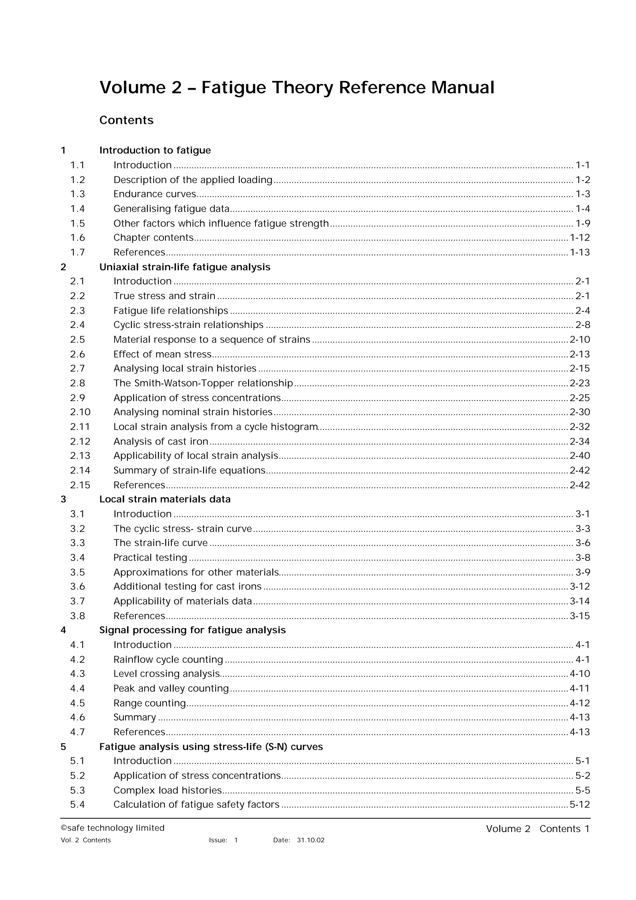 Fe Safe Fatigue Manual Pdf