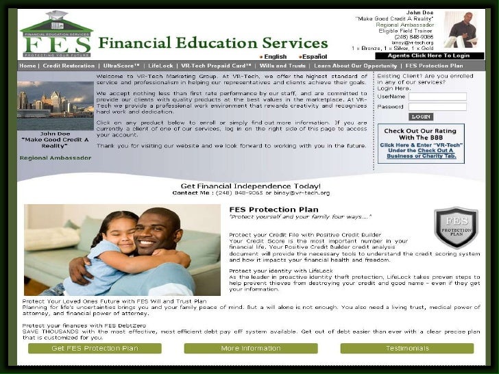 financial education services business opportunity fes credit repair flyers
