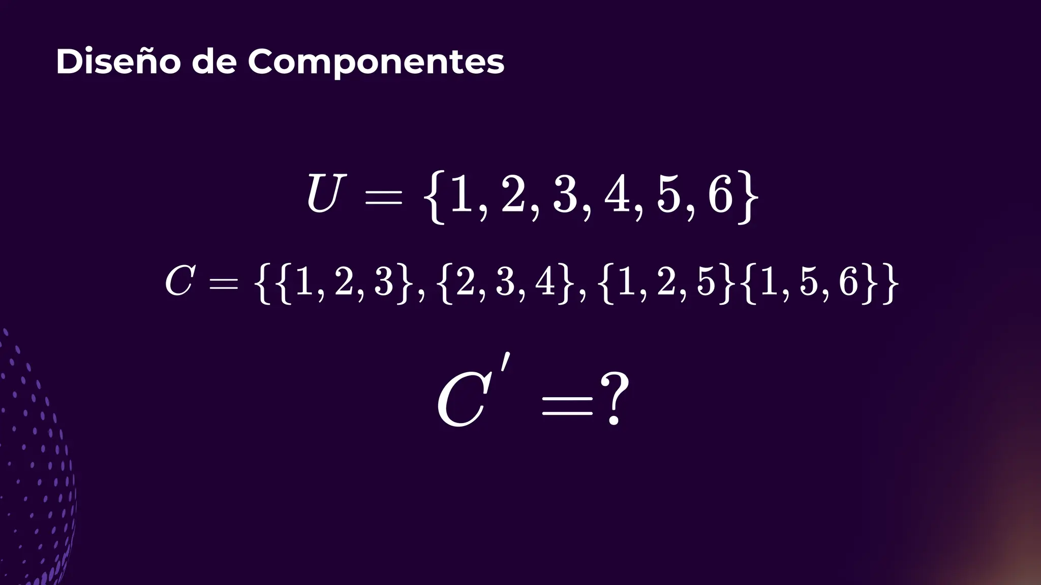 Diseño de Componentes
 