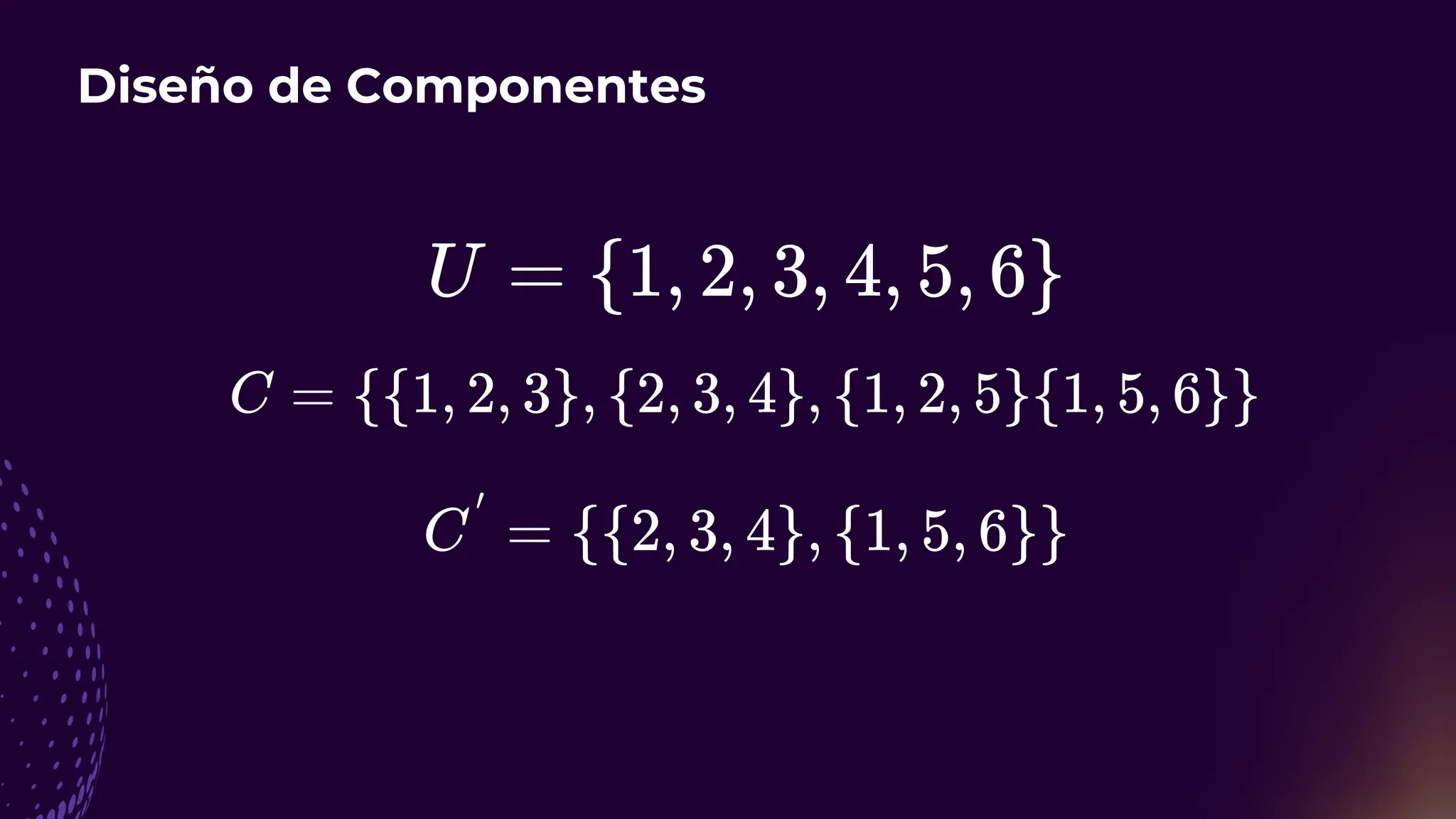 Diseño de Componentes
 