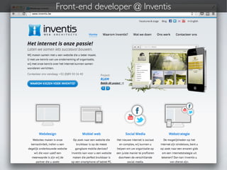 Front-end developer @ Inventis
 
