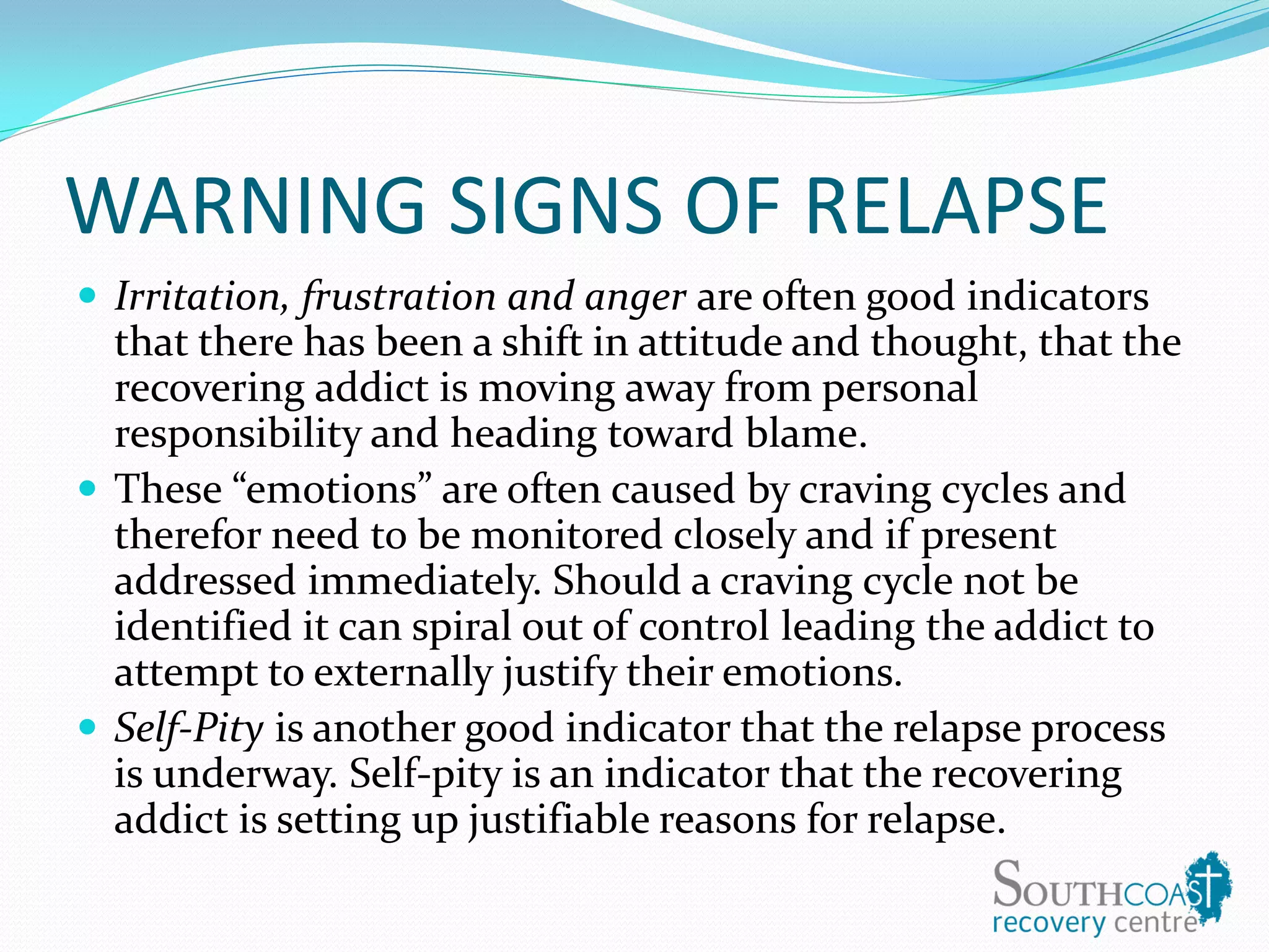 Fes relapse prevention | PDF