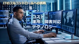 © 2019, Amazon Web Services, Inc. or its affiliates. All rights reserved.
ITのフルコントロールへの挑戦
コスト
運用・障害対応
テクノロジー
 
