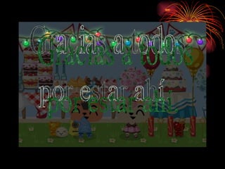 y llegó la noche pero siguió la fiesta. Gracias a todos por estar ahí. 