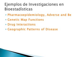 Pharmacoepidemiology, Adverse and Beneficial Effects Genetic Map Functions Drug Interactions Geographic Patterns of Disease 