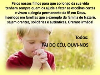 Festa do pai nosso 2017