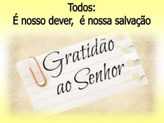 Festa do pai nosso 2017