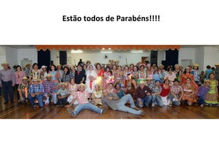 Estão todos de Parabéns!!!!
 