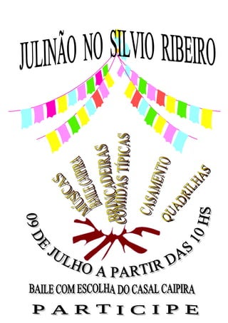 Festa junina  cartaz