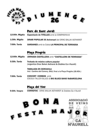 Festa major de ca n'Aurell