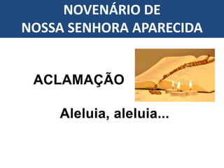 NOVENÁRIO DE
NOSSA SENHORA APARECIDA
 