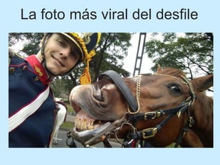 La foto más viral del desfile
 