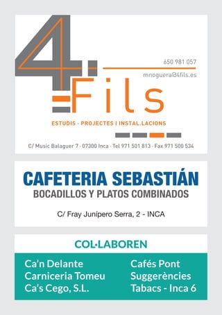 Festes Sant Francesc 2014- Programa