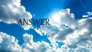 ANSWER
 