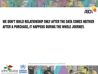 flang@aderelang.com — +55 11 9 9126 2321
a_ferraez@yahoo.es — +52 55 5083 1712
© 2015 Copyrights
Todos os direitos reservados.
Marcelo Andrade, Gerente de Planejamento Sr. at Wunderman
 