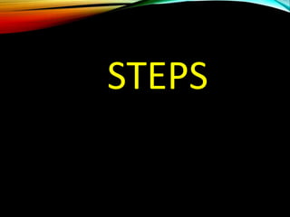 STEPS
 