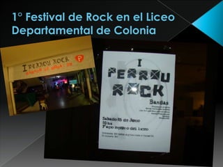 1° Festival de Rock en el Liceo Departamental de Colonia 