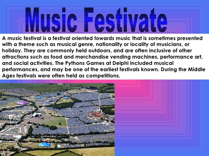 Different types of Festivals