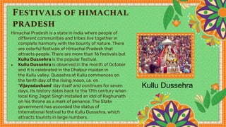Himachal Pradesh is a state in India where people of
different communities and tribes live together in
complete harmony wi...